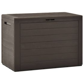 Patio Storage Box Brown 30.7"x17.3"x21.7"