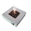 Living Source International Fiber Reinforced Concrete Propane/Natural Gas Fire Pit table (Charcoal)