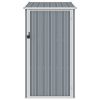 Garden Shed Gray 34.3"x38.6"x62.6" Galvanized Steel