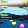 Solar Powered Floating Pool Lamps Light Sensor Swimming Pool Decorative Light w/ 7 Colors Change Waterproof Inflating Night Lights For Ponds Pools Fou