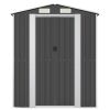 Garden Shed Anthracite 75.6"x42.5"x87.8" Galvanized Steel