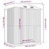 Garden Shed Anthracite 75.6"x42.5"x87.8" Galvanized Steel