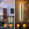 2-Pack RGBW Waterproof Frame Wall Light for Indoor & Outdoor