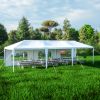 10x30' Wedding Party Canopy Tent Outdoor Gazebo with 8 Removable Sidewalls