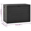 Patio Storage Box Anthracite 38.7"x17.3"x21.7"