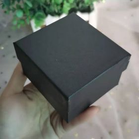 Exquisite Jewelry Box Fashion Long Watch Box (Option: Black Square Box)