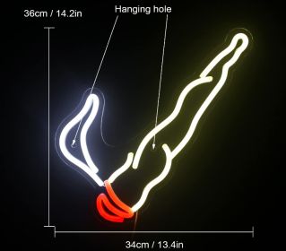 LED Neon Light Sports Bar Glowing Wall Decoration Pendant (Option: KL110-Adjustable Brightness)