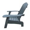 Outdoor or indoor Wood Adirondack chair with an hole to hold umbrella on the arm