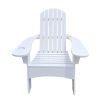 Outdoor or indoor Wood Adirondack chair with an hole to hold umbrella on the arm