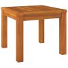 Patio Stools with Cushions 2 pcs 15.7"x15.7"x16.5" Solid Wood Acacia