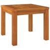 Patio Stools with Cushions 2 pcs 15.7"x15.7"x16.5" Solid Wood Acacia