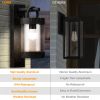 Inowel Wall Lights Outdoor Lantern with Dusk to Dawn Sensor E26 Bulb (Not Include) Max 28W 32331