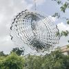 1pc 3D Hanging Wind Spinner Outdoor Decor For 3D Garden Wind Chimes Metal Yard Spinners 3D Stainless Steel Spinner Gifts Tree Of Life 3D Spinner With