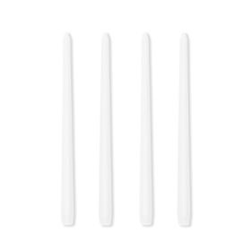 Colored Retro Long Pole Tasteless Candle Wedding Banquet (Option: Pure White)